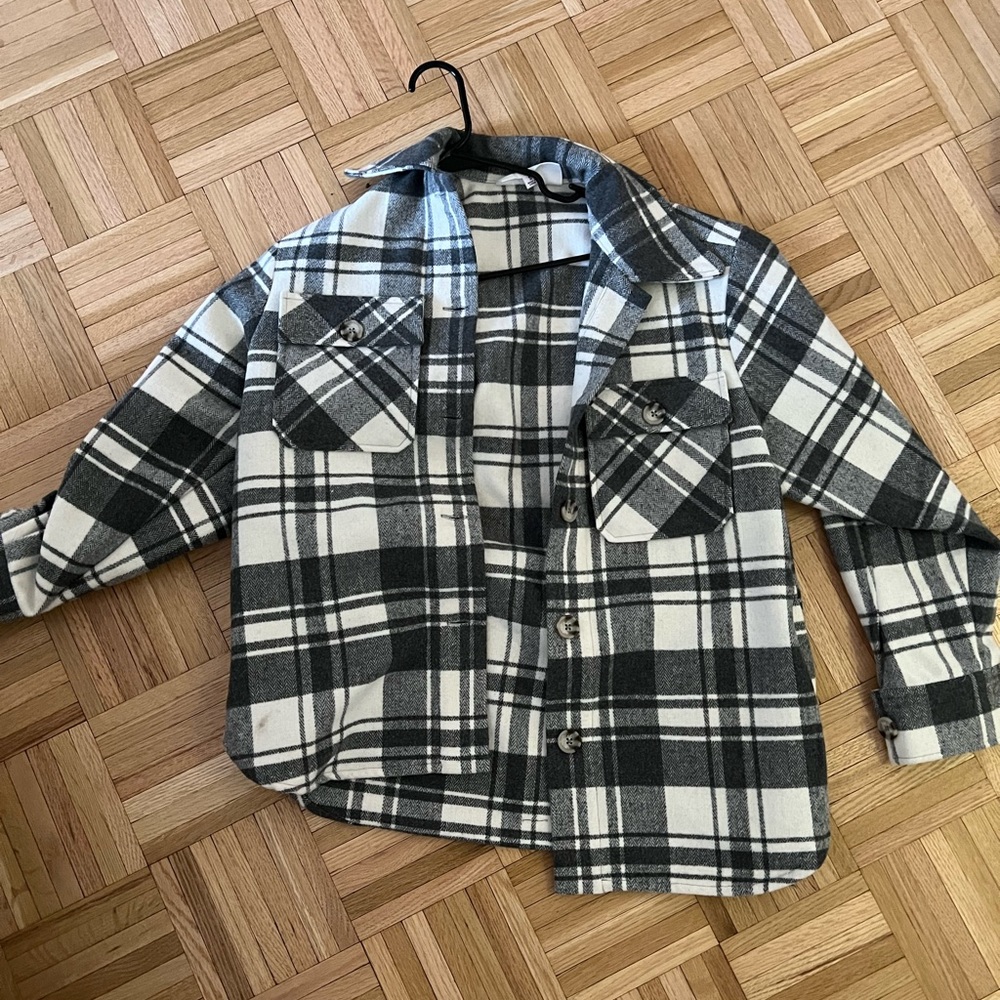 Oversized BB Dakota Checkered Shacket